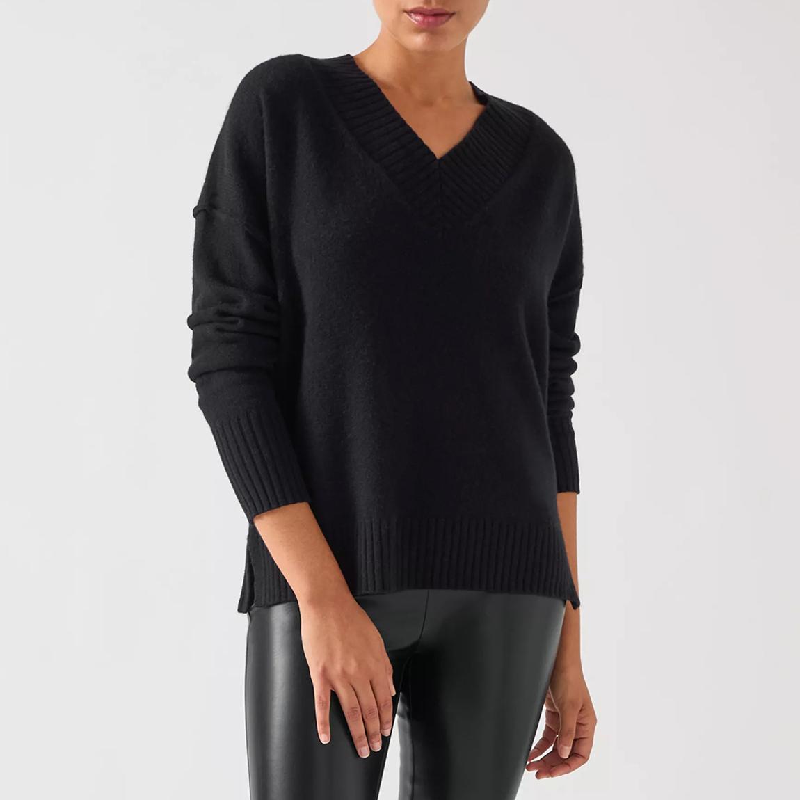 Black Wool Mix Cara Jumper main product photo