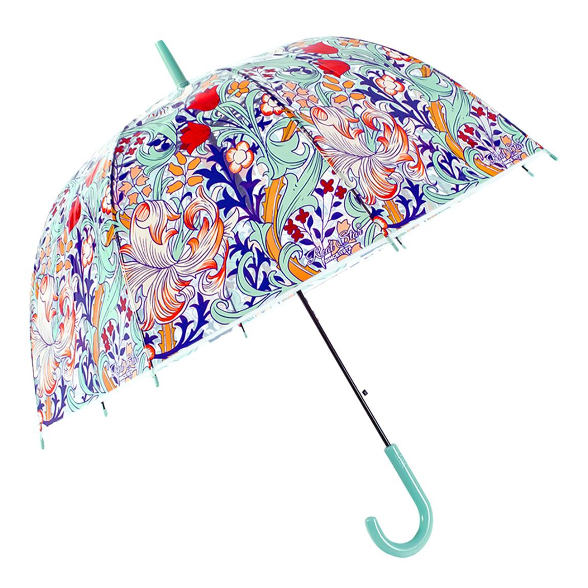 Multi Blooming Flowers Transparent Birdcage Umbrella main product photo