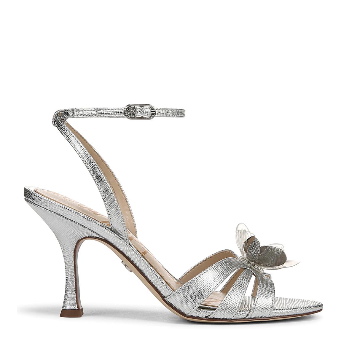 Sam Edelman Joanna Strappies - Soft Silver Faux Leather main product photo