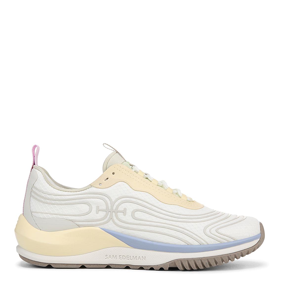 Women's White/Yellow Miles Performance Trainers main product photo