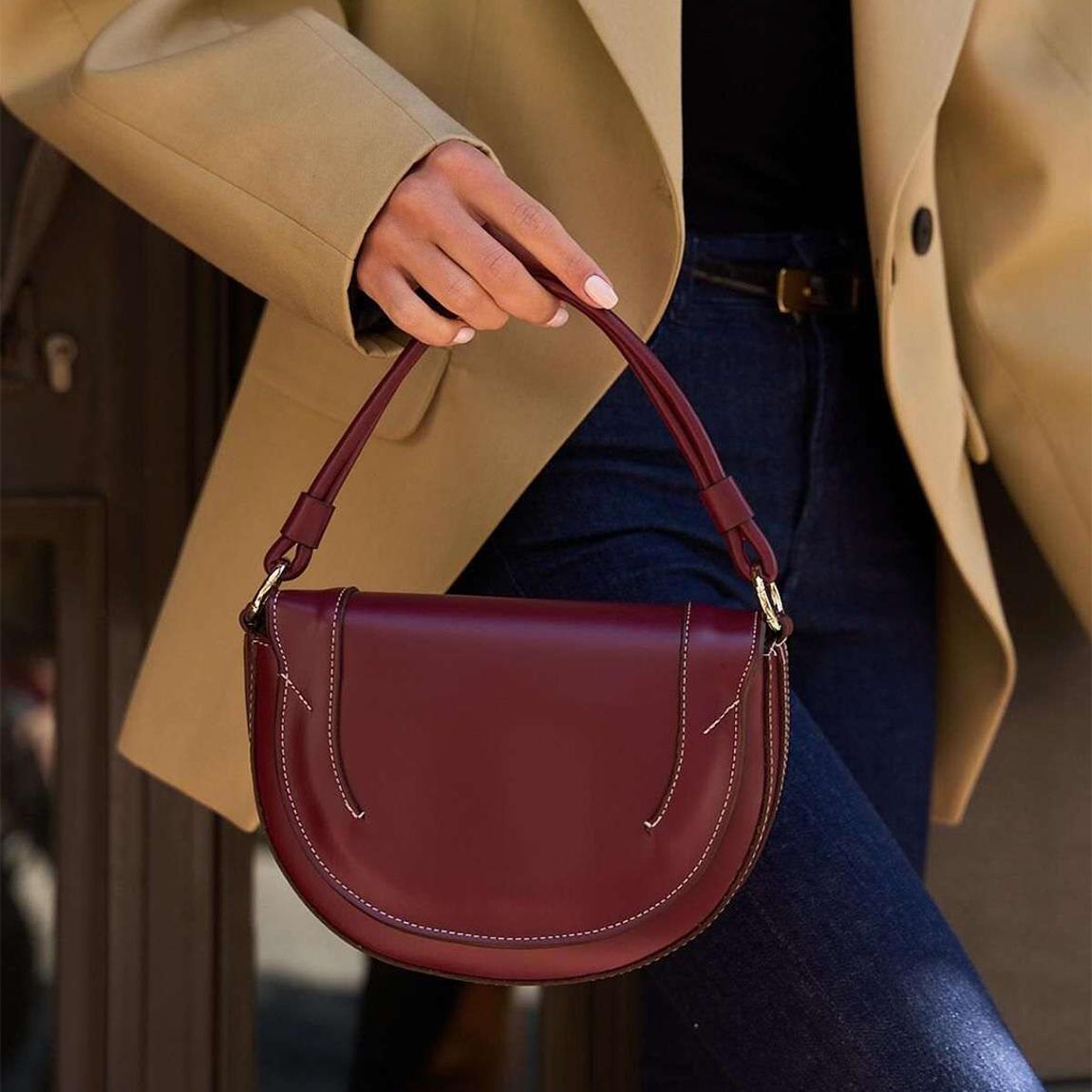 Red Leather Handbag main product photo