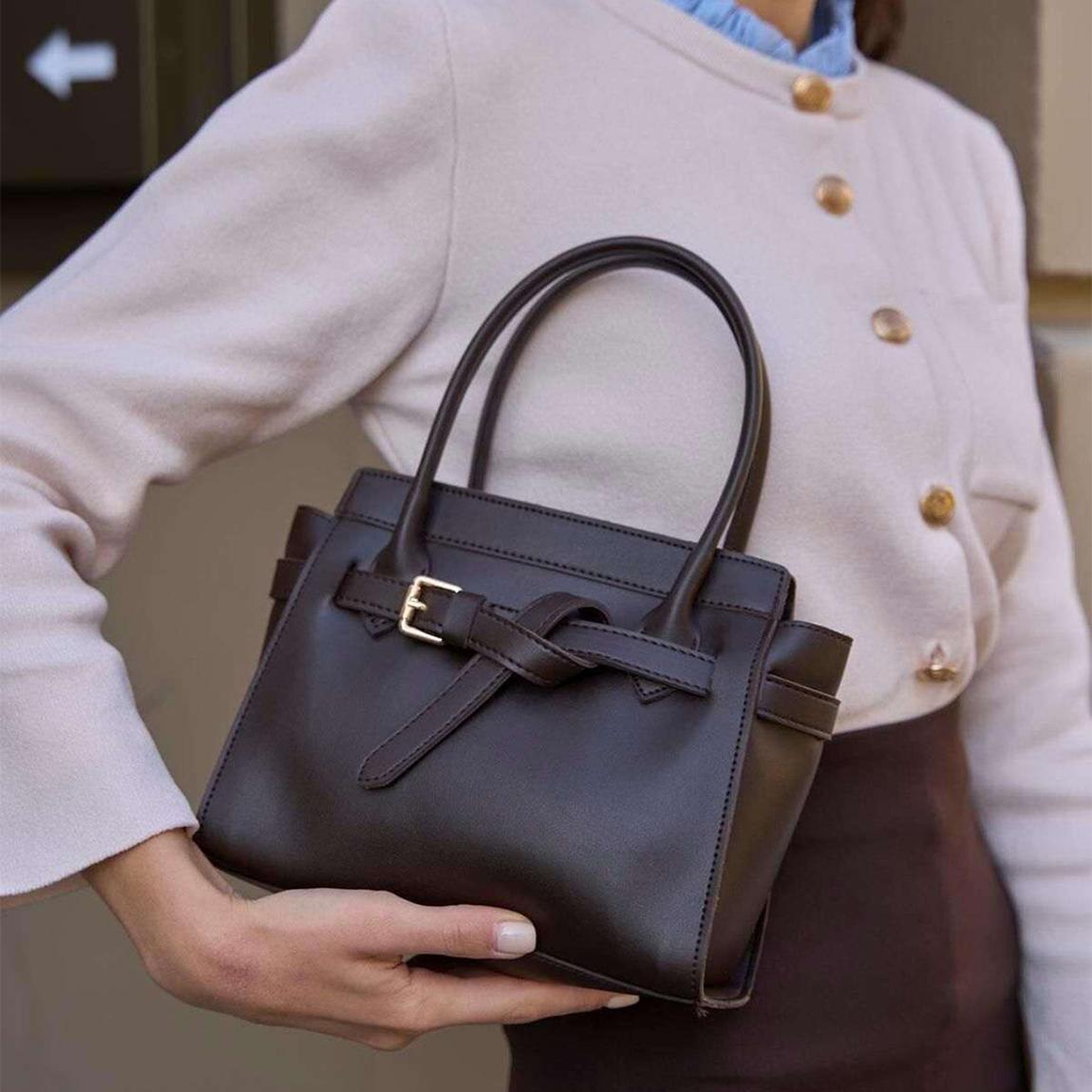 Brown Leather Handbag main product photo