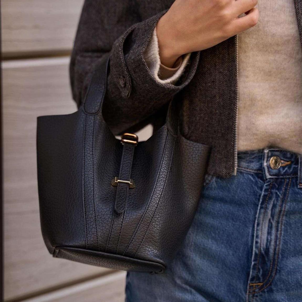 Black Leather Handbag main product photo