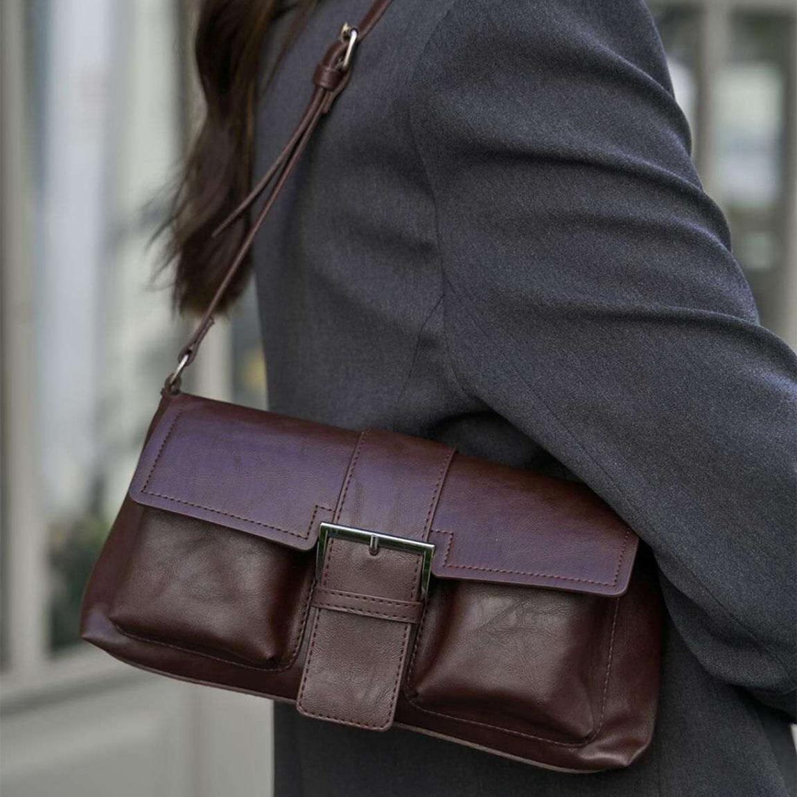 Brown Leather Handbag main product photo