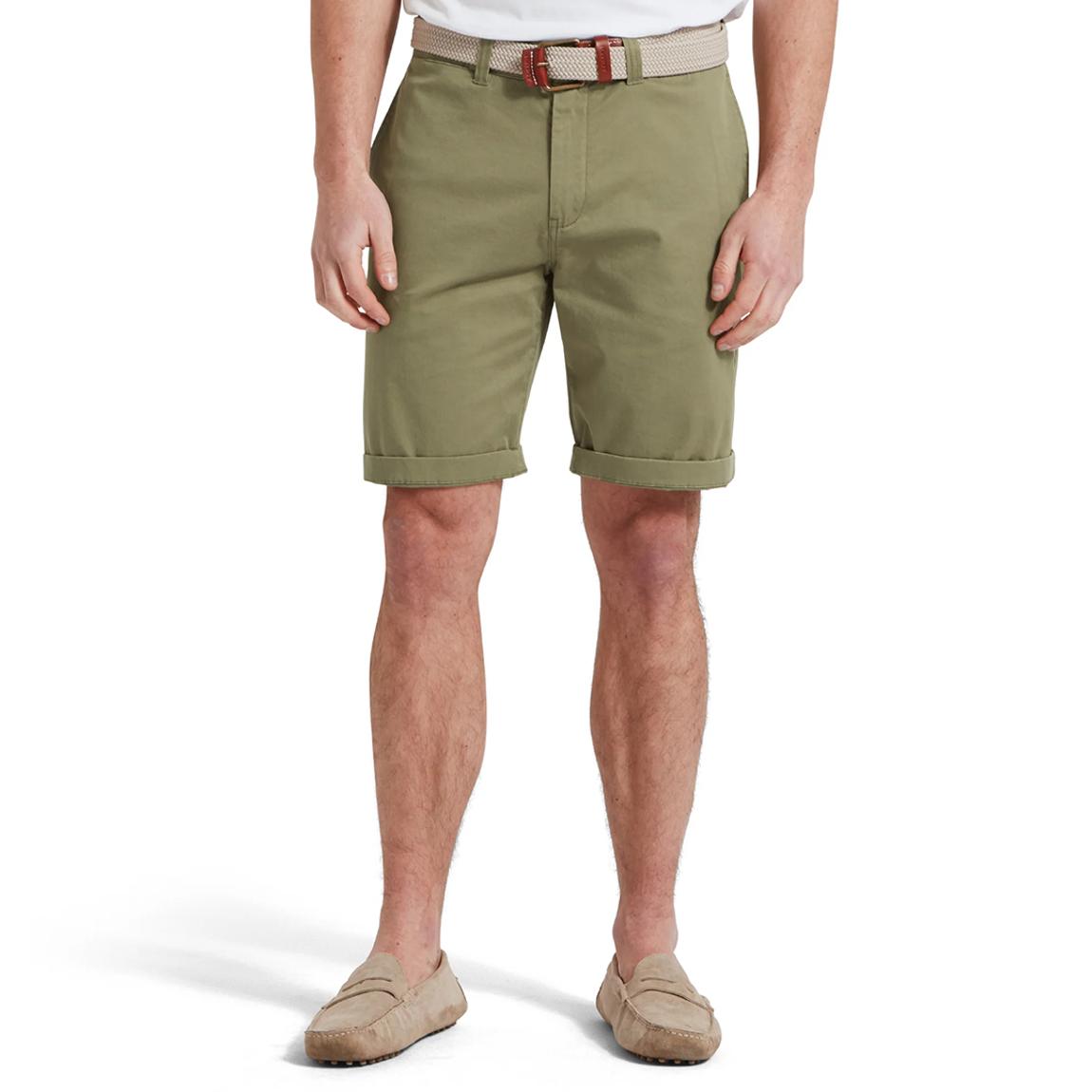 Khaki Paul Stretch Chino Shorts main product photo