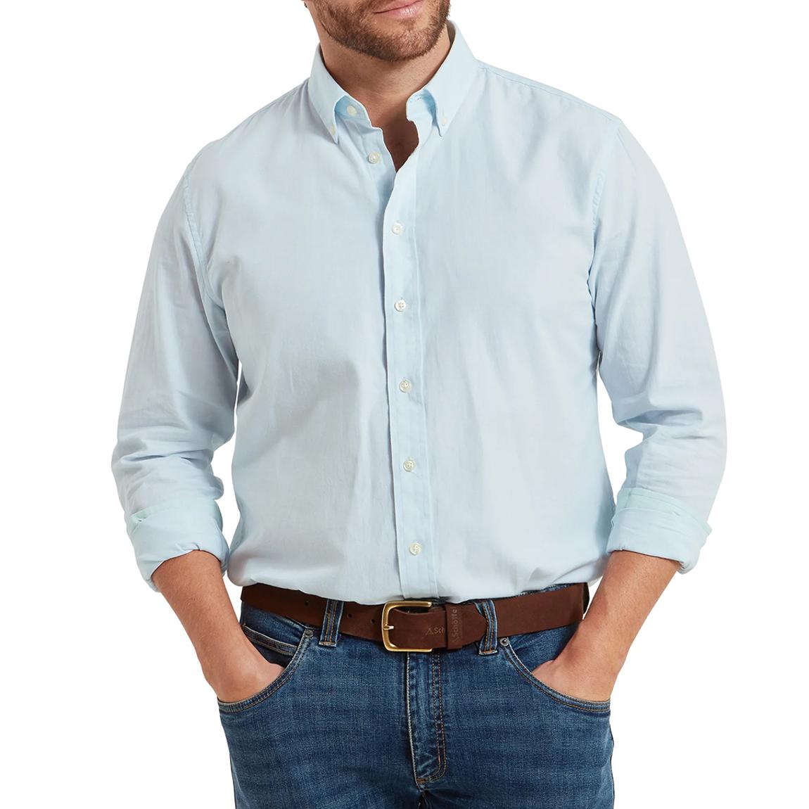Pale Blue Titchwell Tailored Shirt main product photo