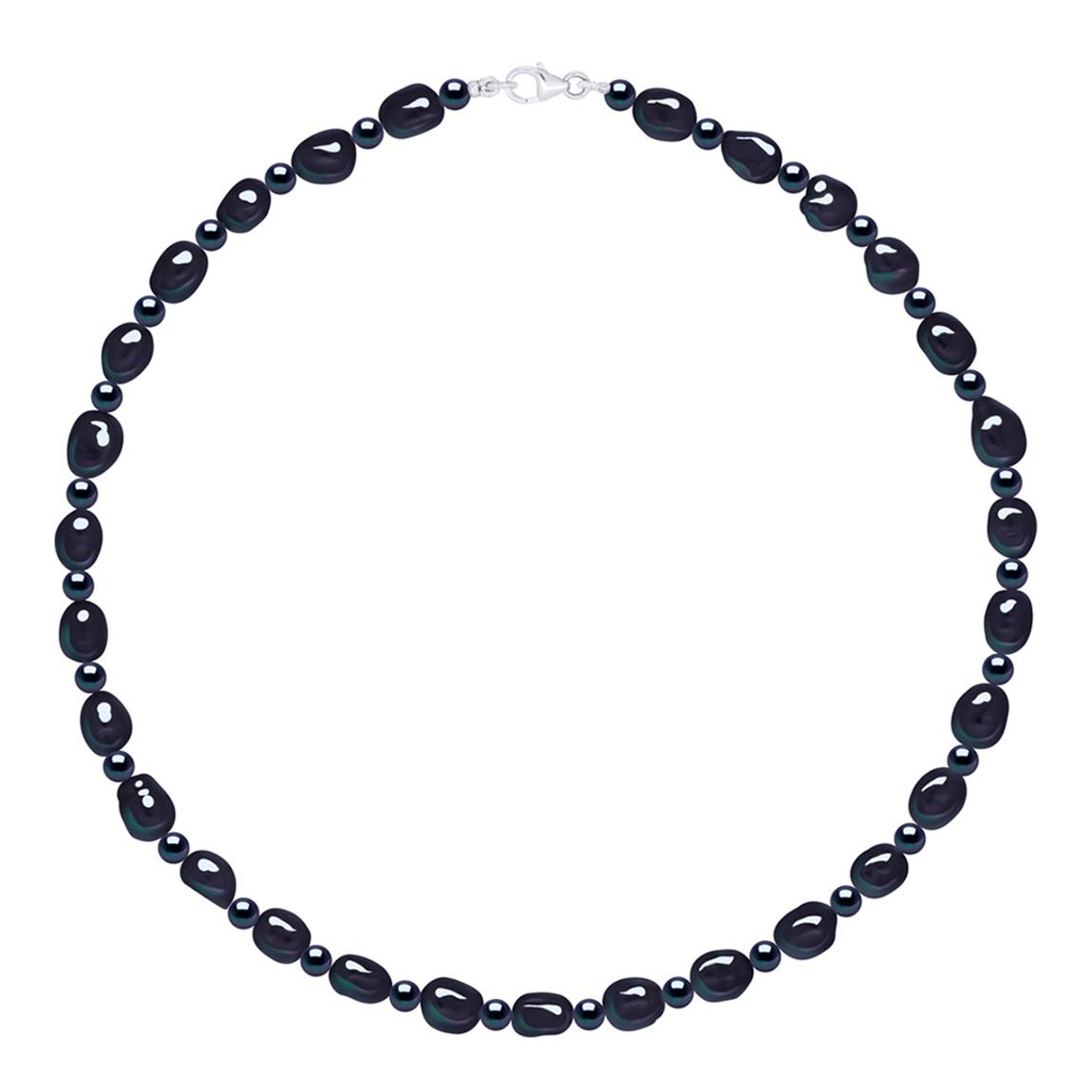 Black Necklace of Real Cultured Freshwater Pearls main product photo