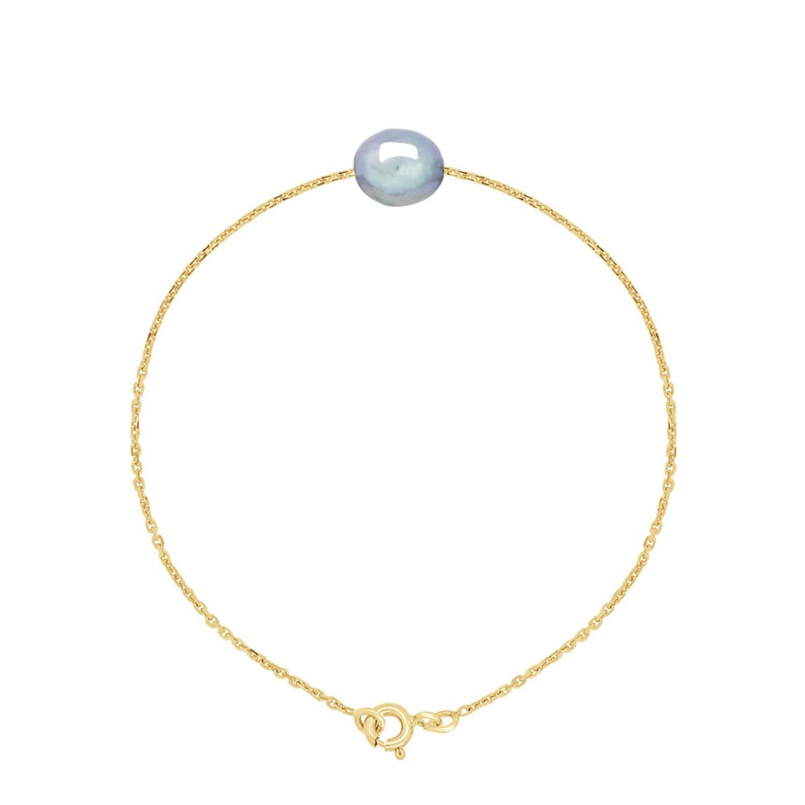 Grey Bracelet of Real Cultured Freshwater Pearl main product photo