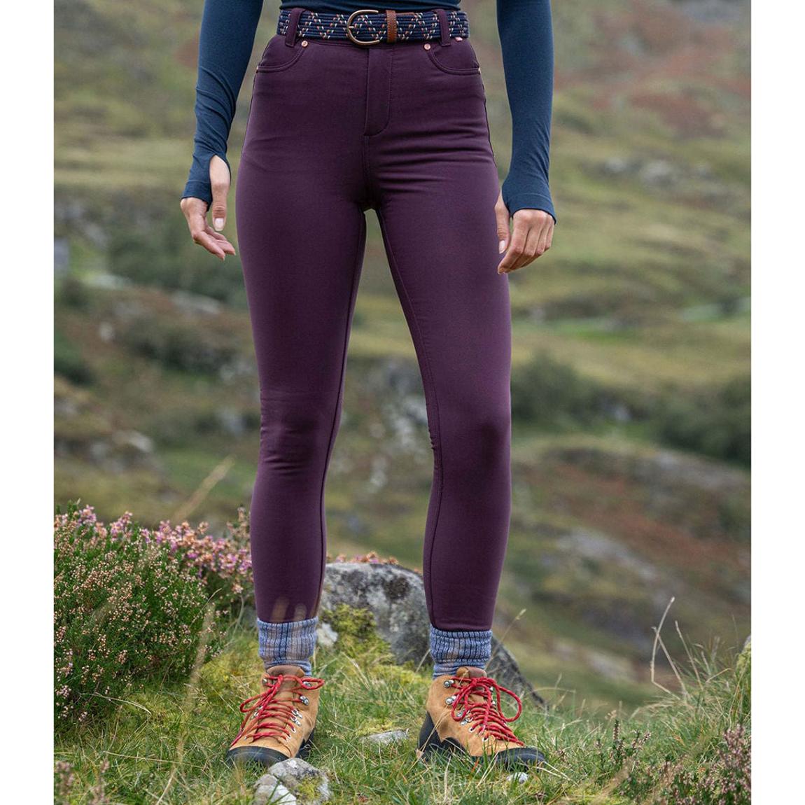 Purple Thermal Skinny Outdoor Regular Length Trousers main product photo