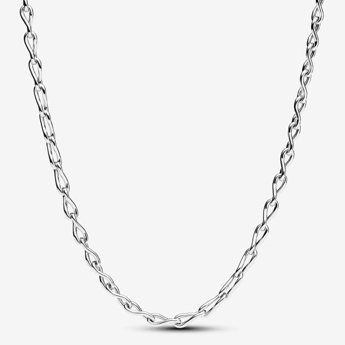 Sterling Silver Infinity Chain Necklace main product photo