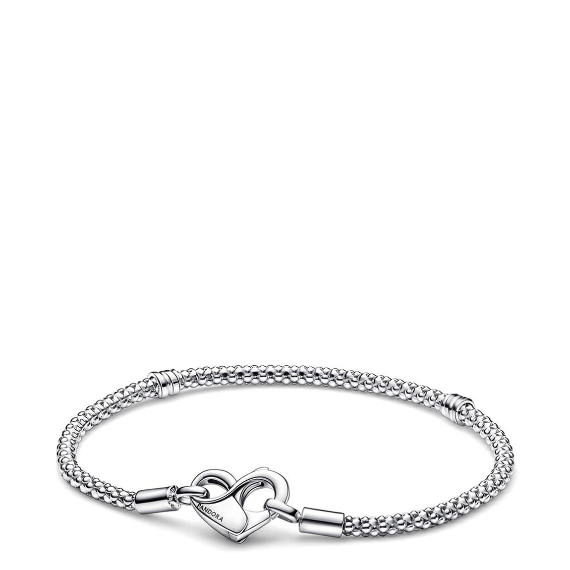 Sterling Silver Studded Chain Bracelet 18cm main product photo