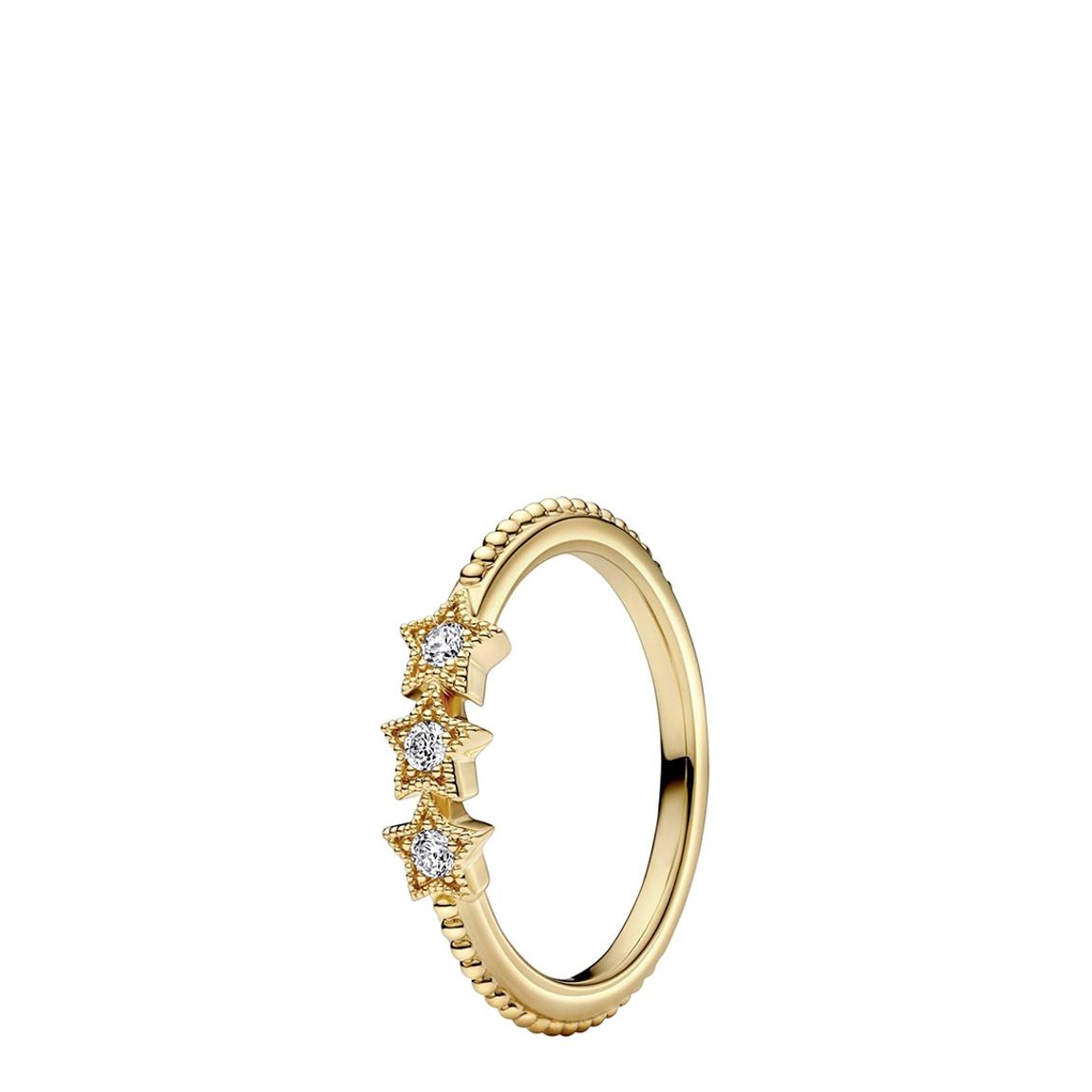 14K Gold Plating Celestial Stars Ring main product photo