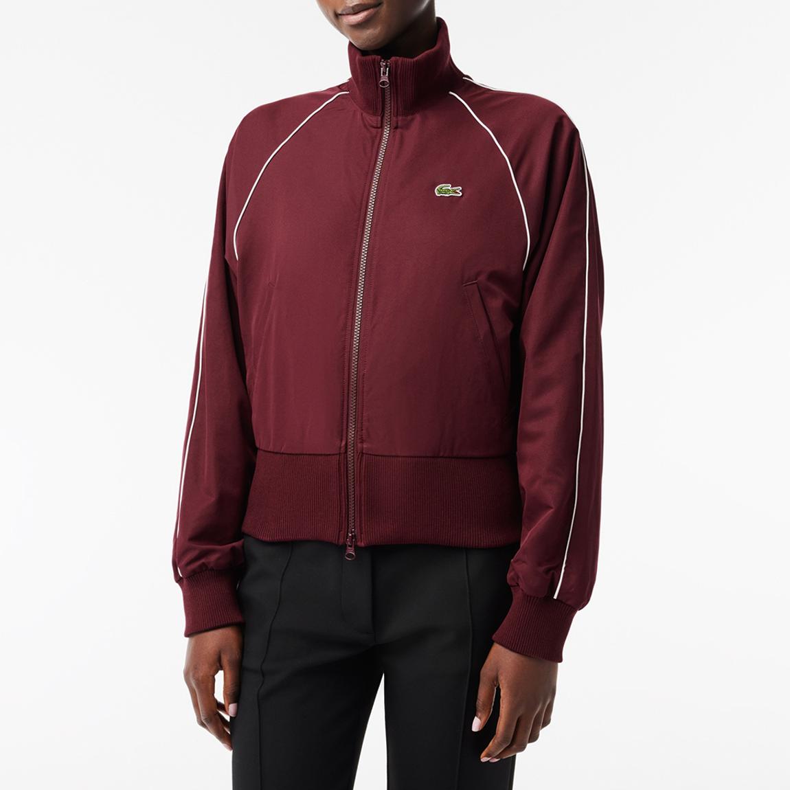 Burgundy Zip Through Jacket main product photo