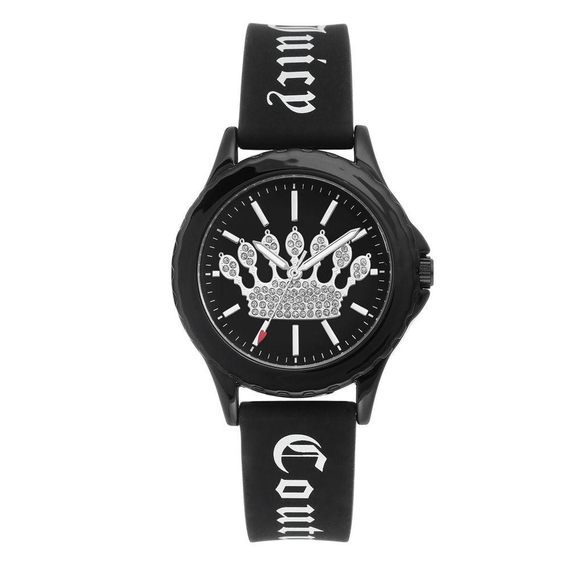 Crown Black Silicone Strap Watch Watches main product photo