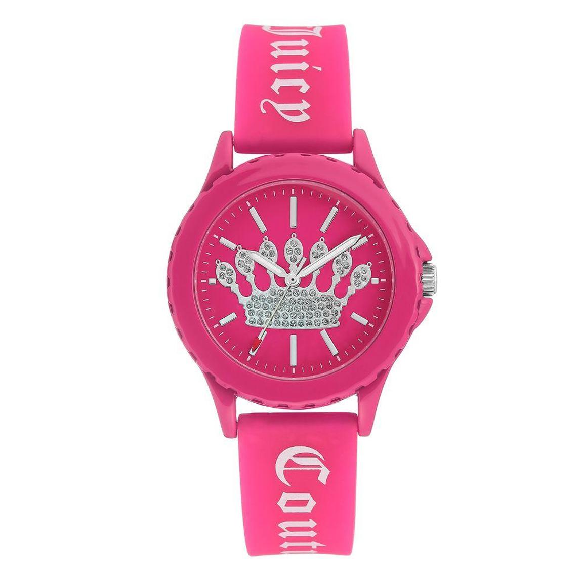 Crown Watch Pink Silicone Band Wo - Multicolor Watches main product photo