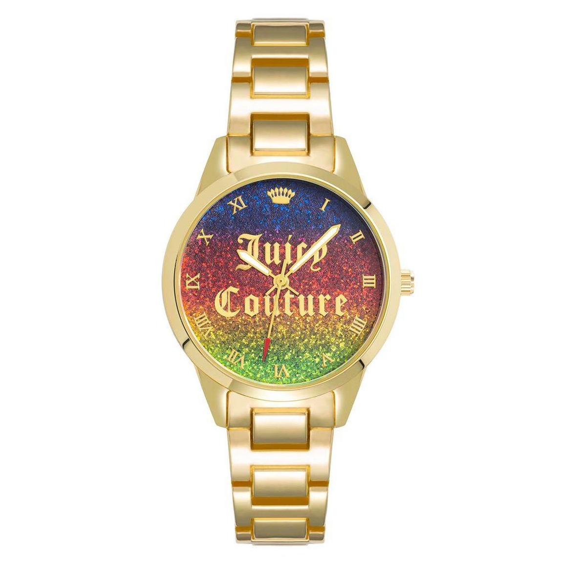 Rainbow Glitter Goldtone Watch Wo Watches main product photo