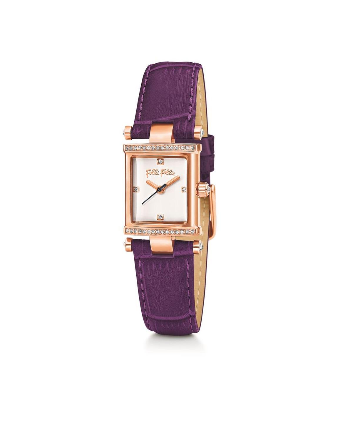Elegant Timepiece with Sparkling Accents and Stylish Strap Wo - main product photo