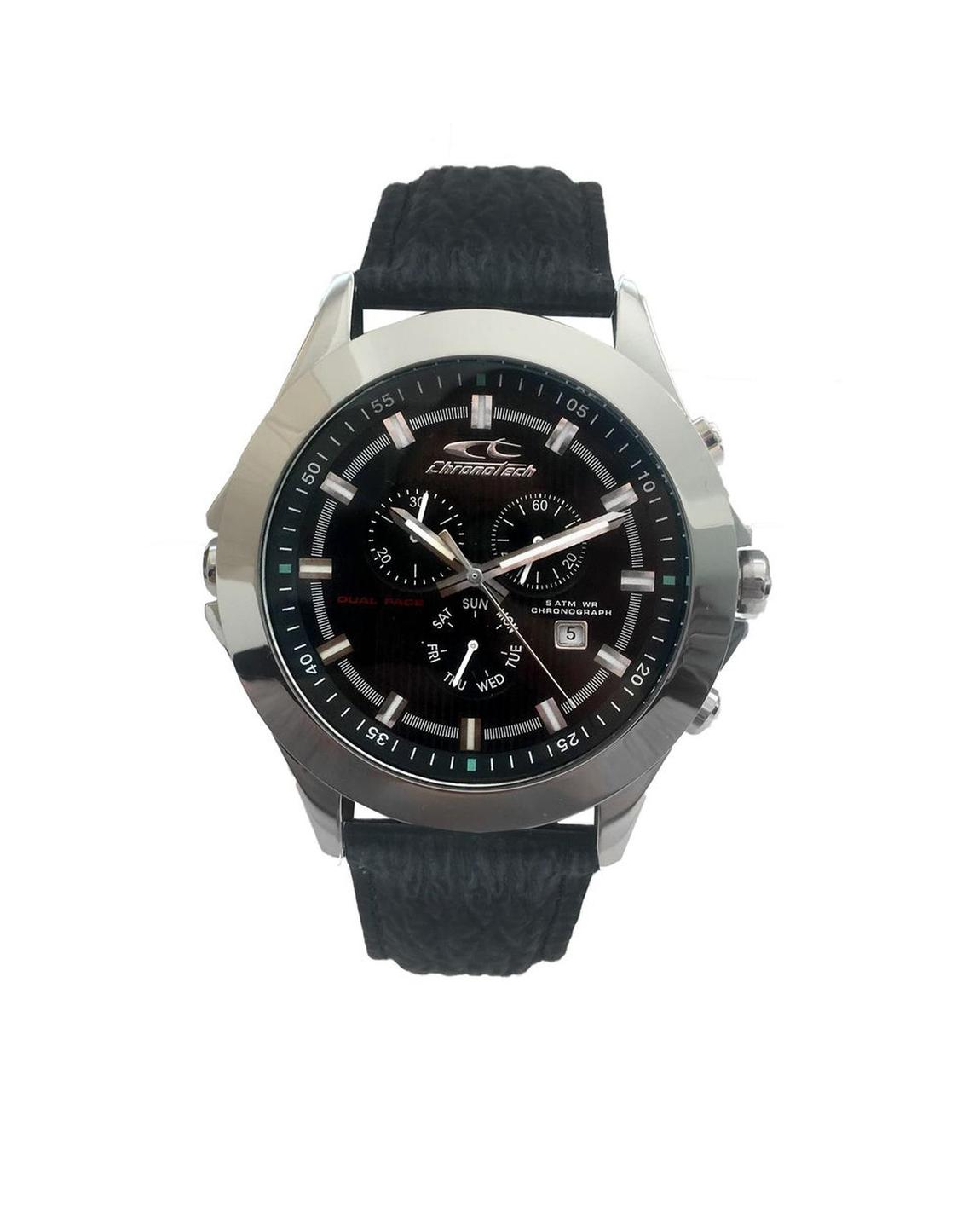 Dual Pace Chronograph Watch - Black Watches main product photo