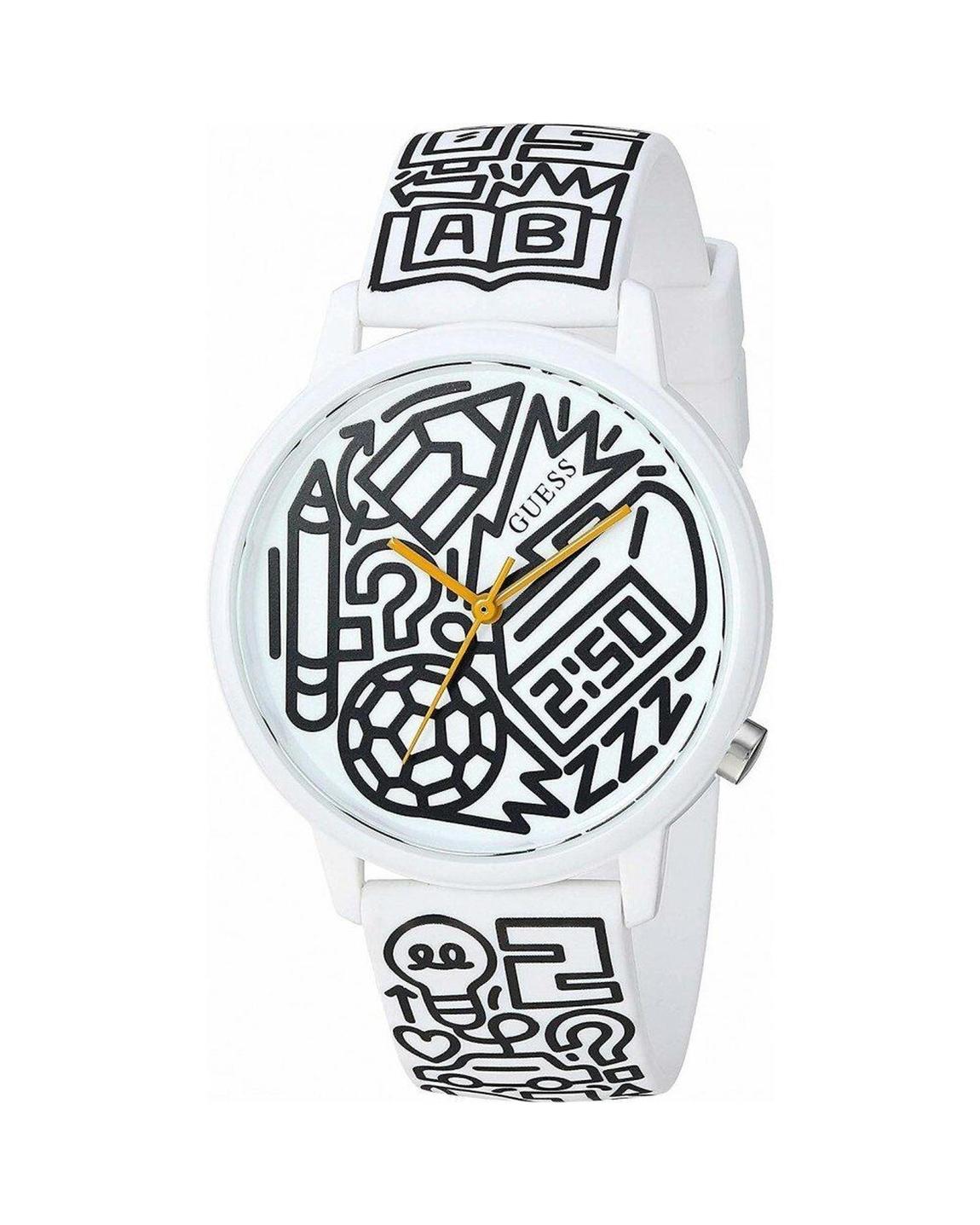 Kids Doodle Print Silicone Strap Watch GW0464G2 - Multicolor main product photo