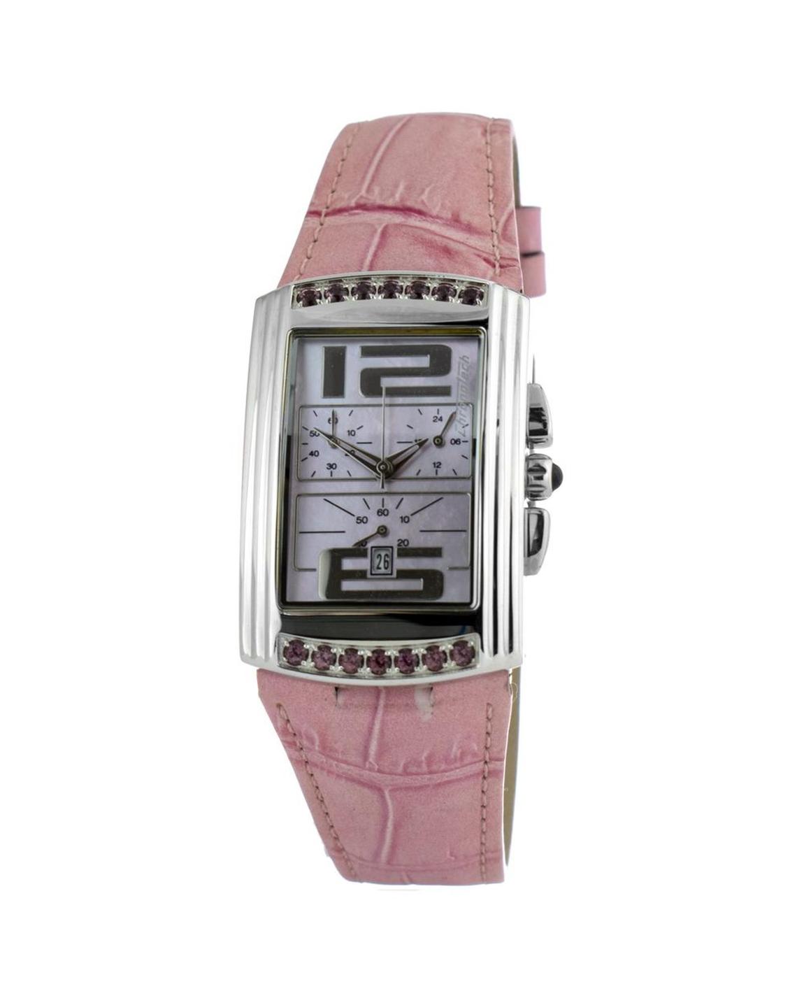 Chronotech CT7018B02 Pink Leather Watch Wo - Multicolor Watches main product photo