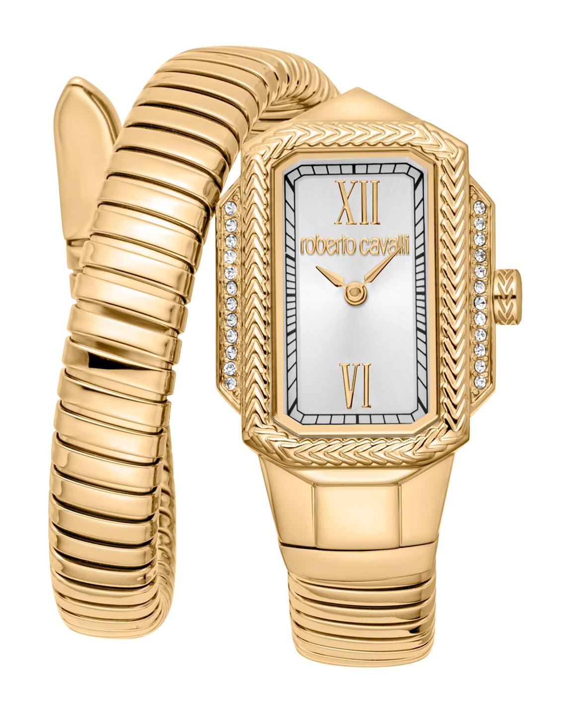 Quartz Steel Analog Watch with Logo Wo - Yellow Watches main product photo