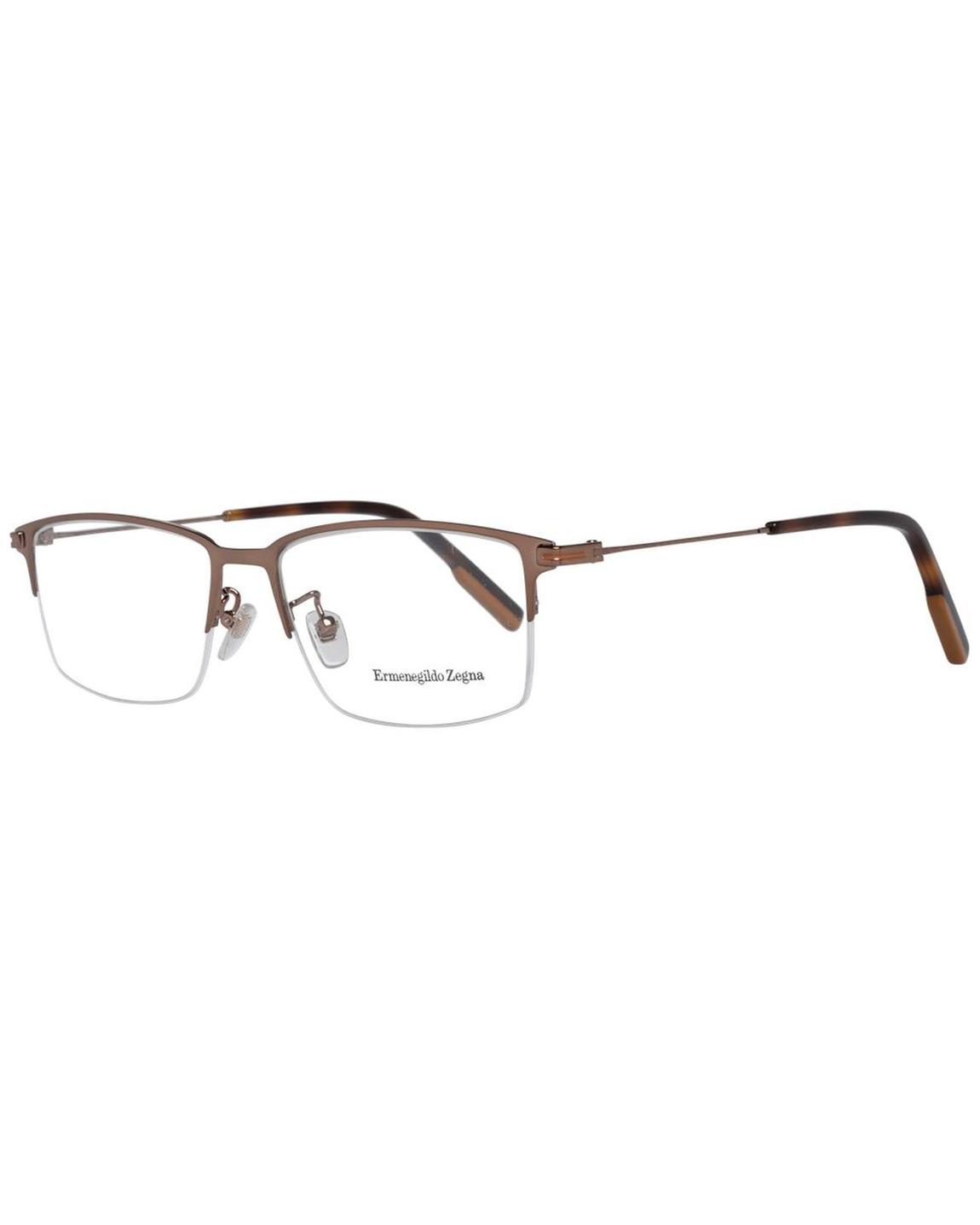 EZ5046 Brown Rectangle Eyeglasses - Bronze Frames For main product photo
