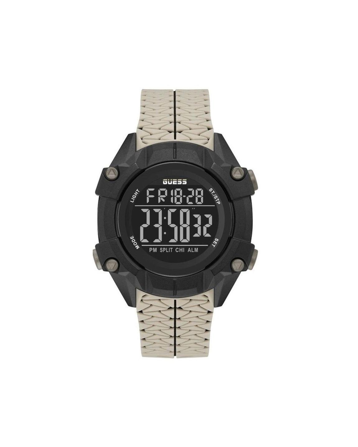 Digital Sport Watch Beige Resin Strap Watches main product photo