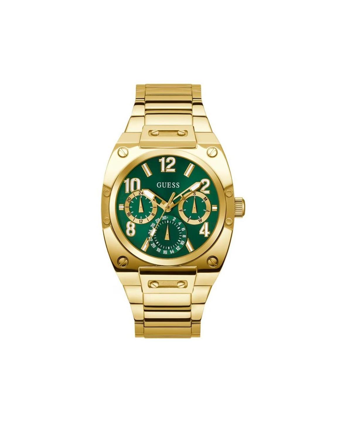 Multifunction Green Dial Watch - Gold Watches main product photo