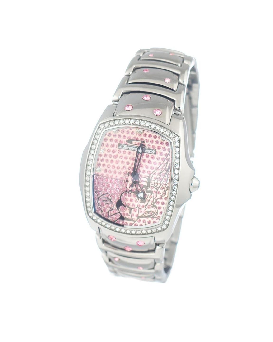 Tweety Pink Glitter Watch Wo - Silver Watches main product photo
