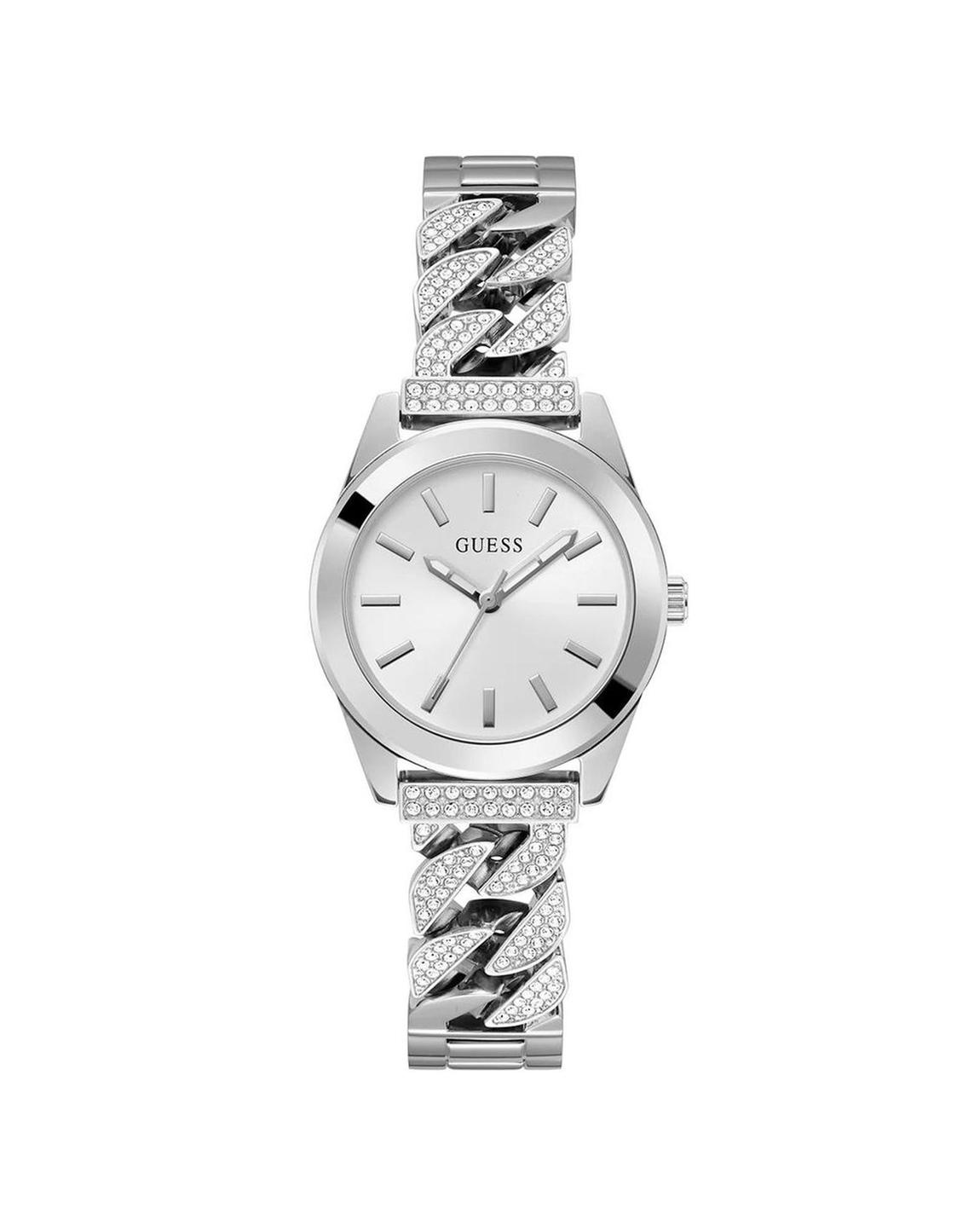 Silver Crystal Bracelet Watch - Gray Watches main product photo