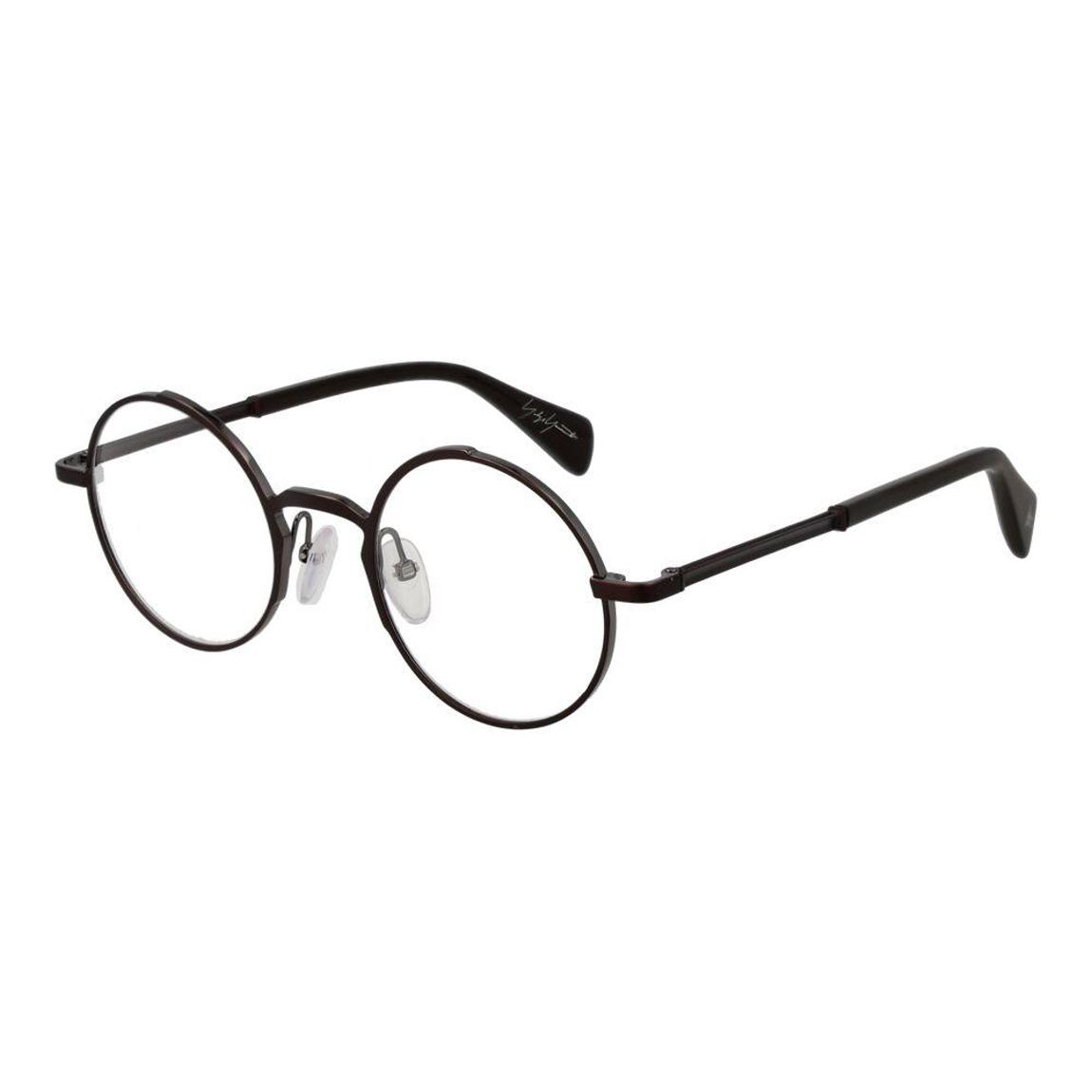 Round Full-Rim Metal Optical Frames with Demo Plastic Lenses - main product photo