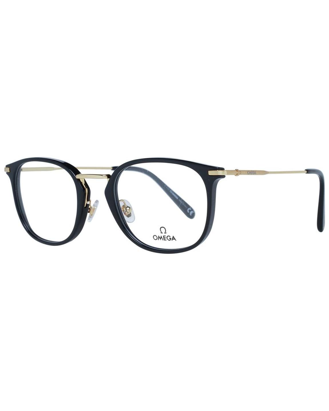 Omega 3003 Black Gold Eyeglasses Frames For main product photo