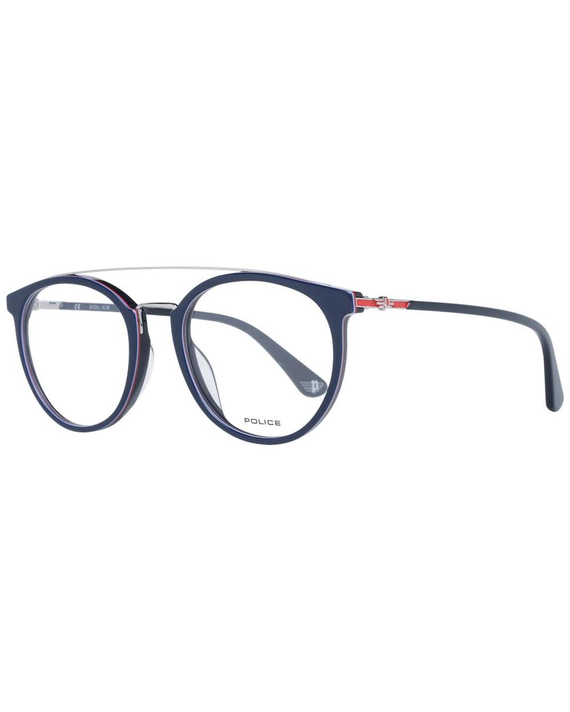 PL749J Round Eyeglae Navy - Blue Frames For main product photo