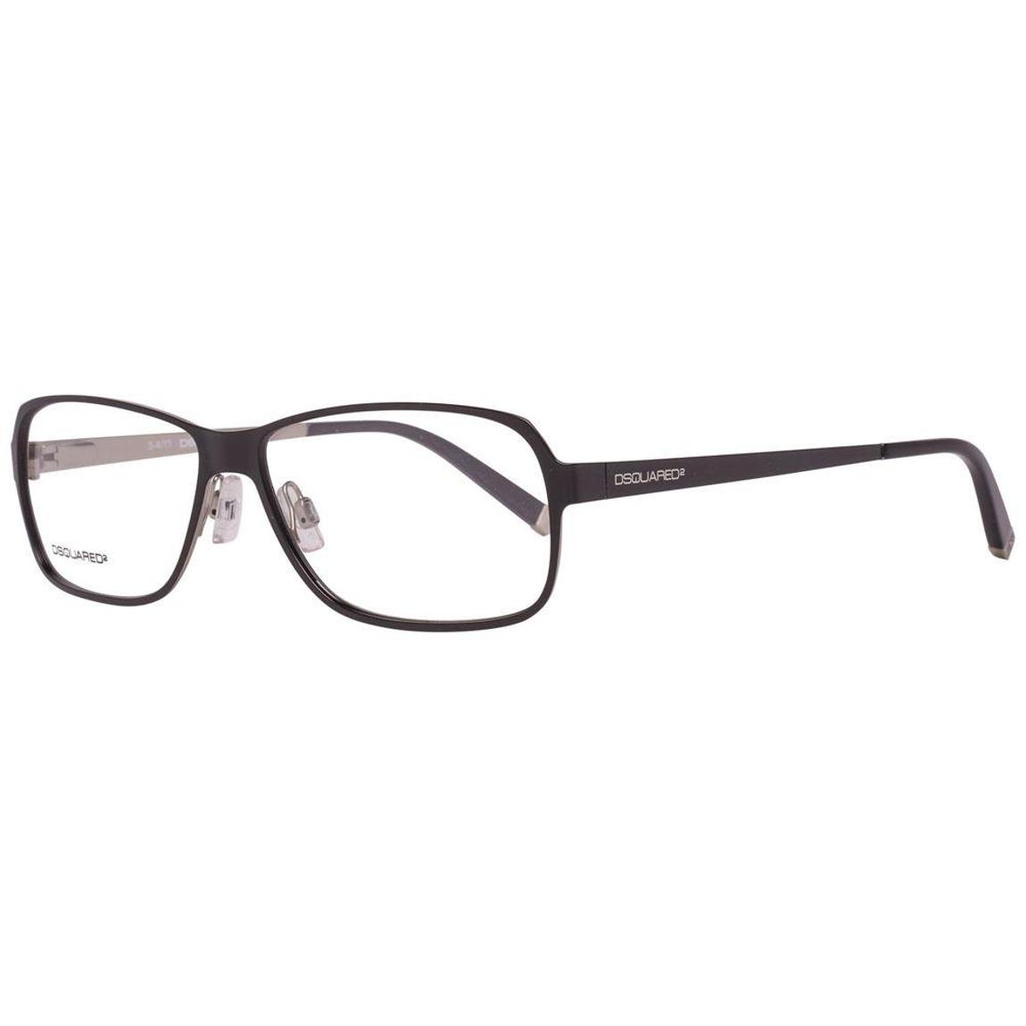 5057 00256 Rectangular Eyeglasses - Black Frames For main product photo