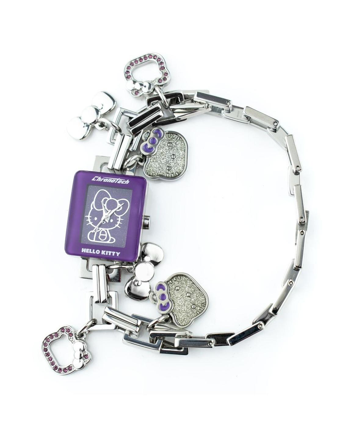 Hello Kitty Charm Bracelet Watch - Silver Watches main product photo