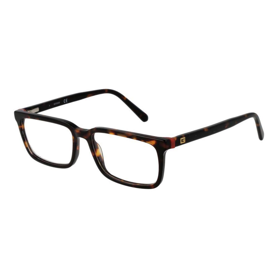Rectangle Full-Rim Plastic Optical Frames with Demo Lenses - Brown main product photo
