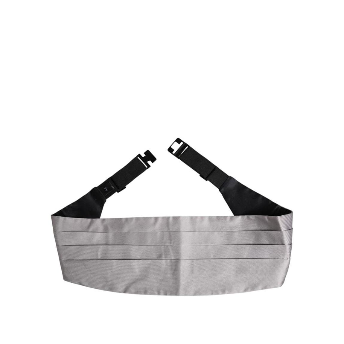 100% Silk Wide Waist Cummerbund with Adjustable Hook Clip Closure main product photo