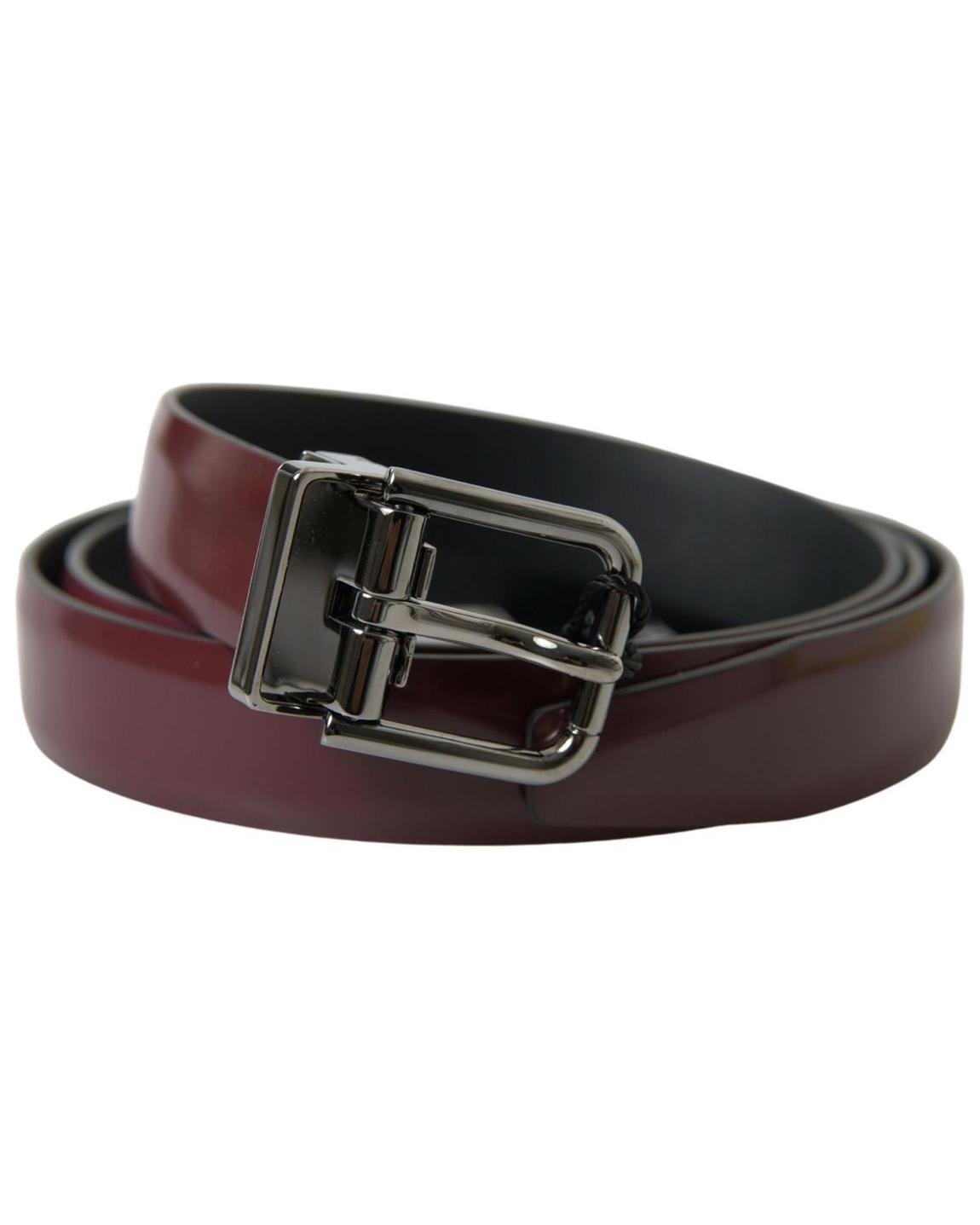 Leather BeltModelStyle - Bordeaux main product photo