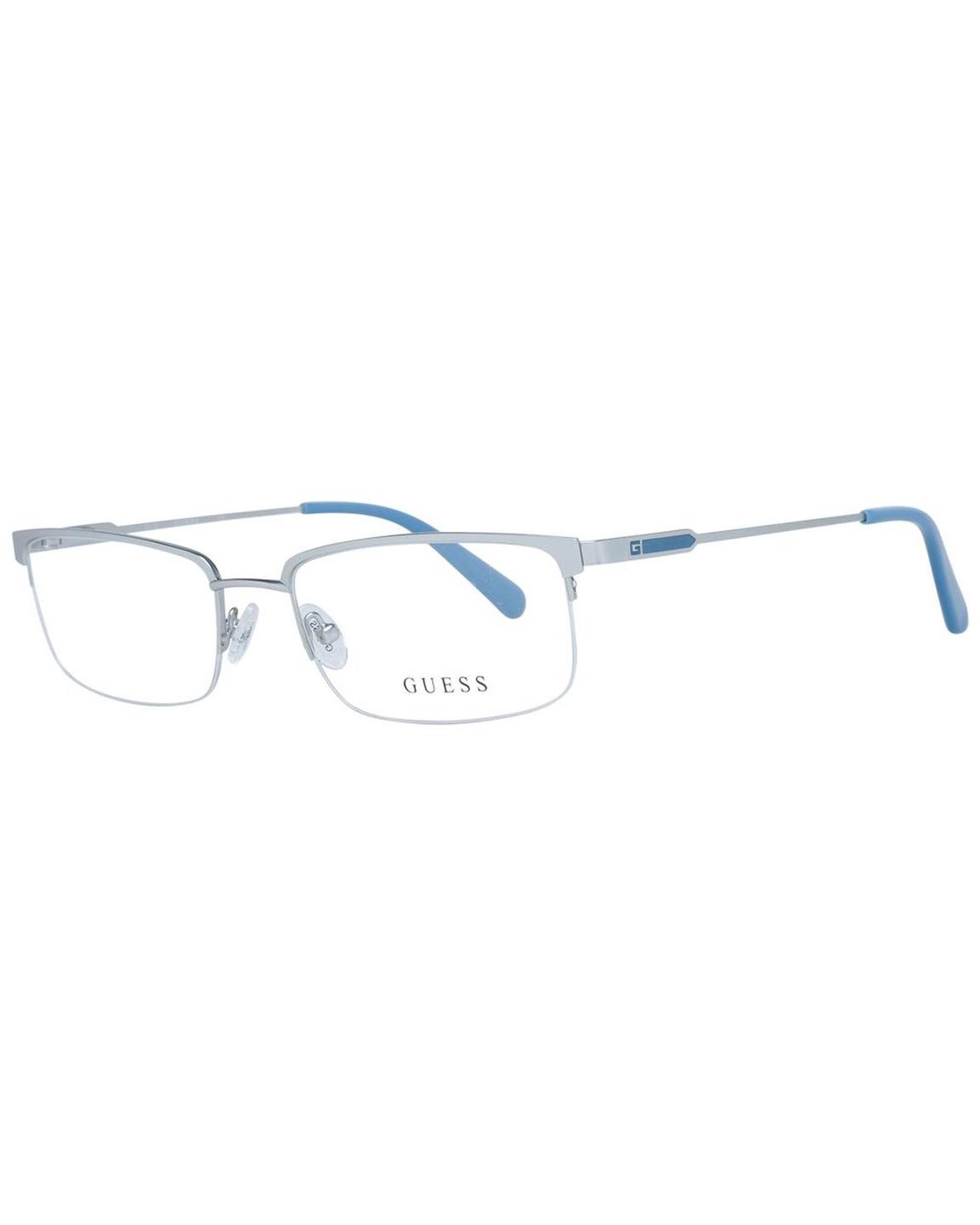 GU2749 Eyeglasses Rectangular Metal Frame - Gray Frames For main product photo