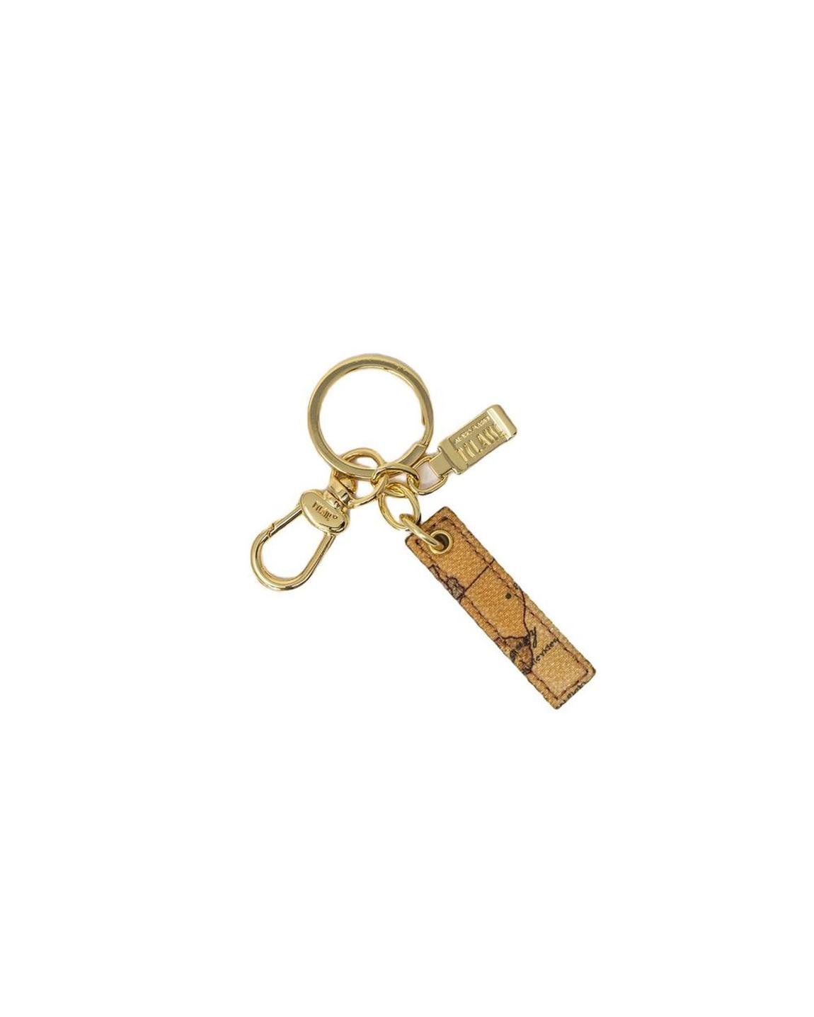 Geo Map Keychain 8005600127 Wo - Beige Miscellaneous Jewelry main product photo