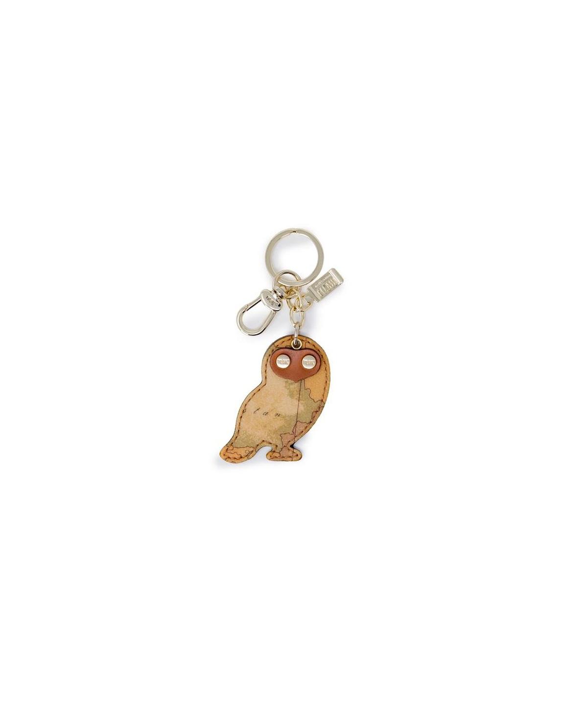 Owl Keychain Map Design Wo - Beige Miscellaneous Accessories main product photo