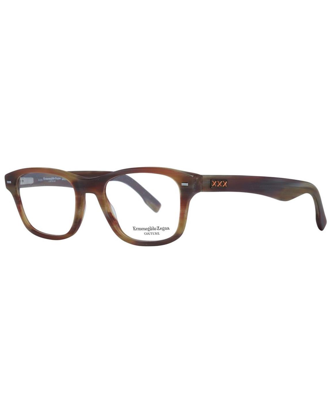 Classic Rectangle Eyeglasses - Brown Frames For main product photo