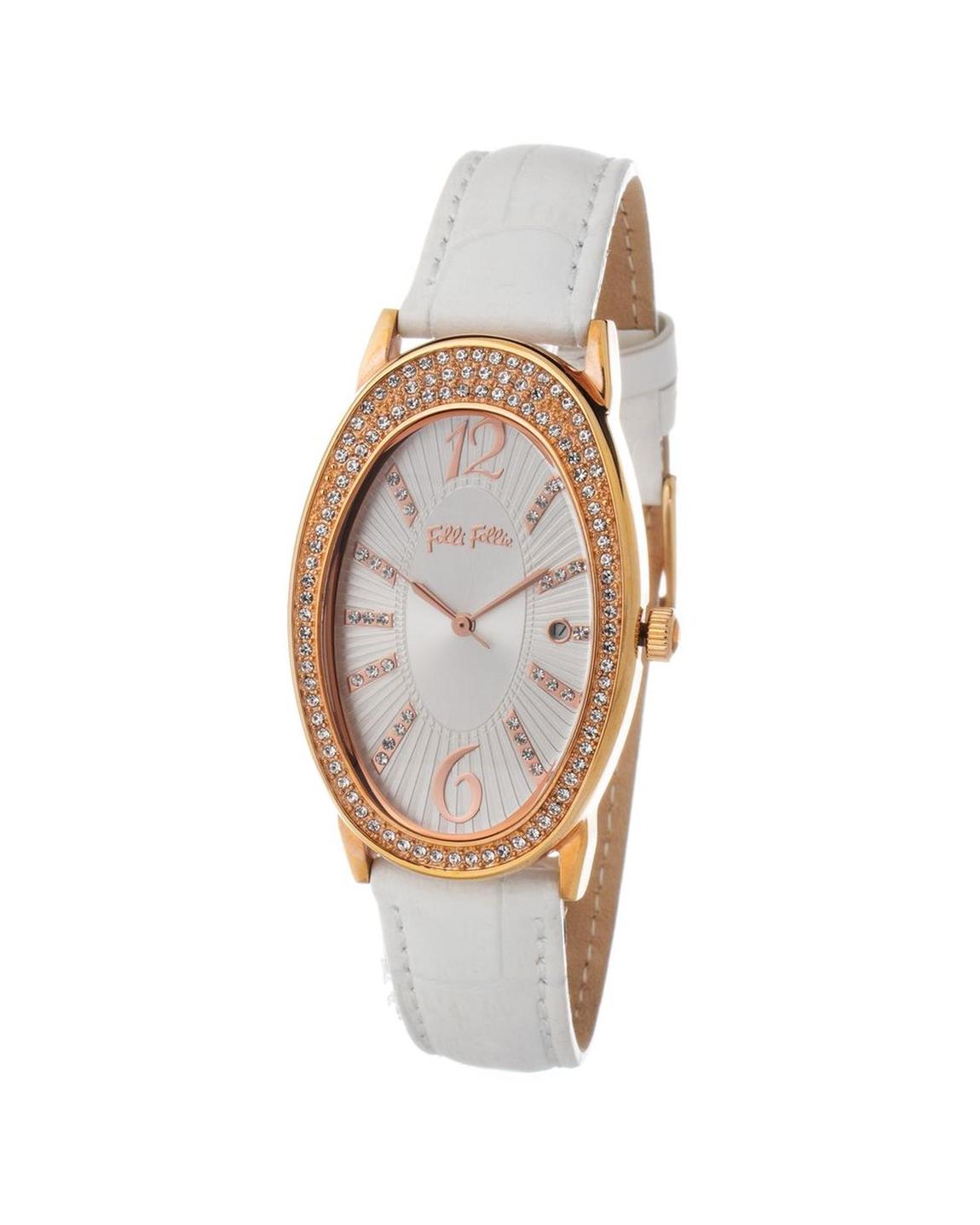 Oval White Leather Watch WF8R026SPSWH Wo Watches main product photo