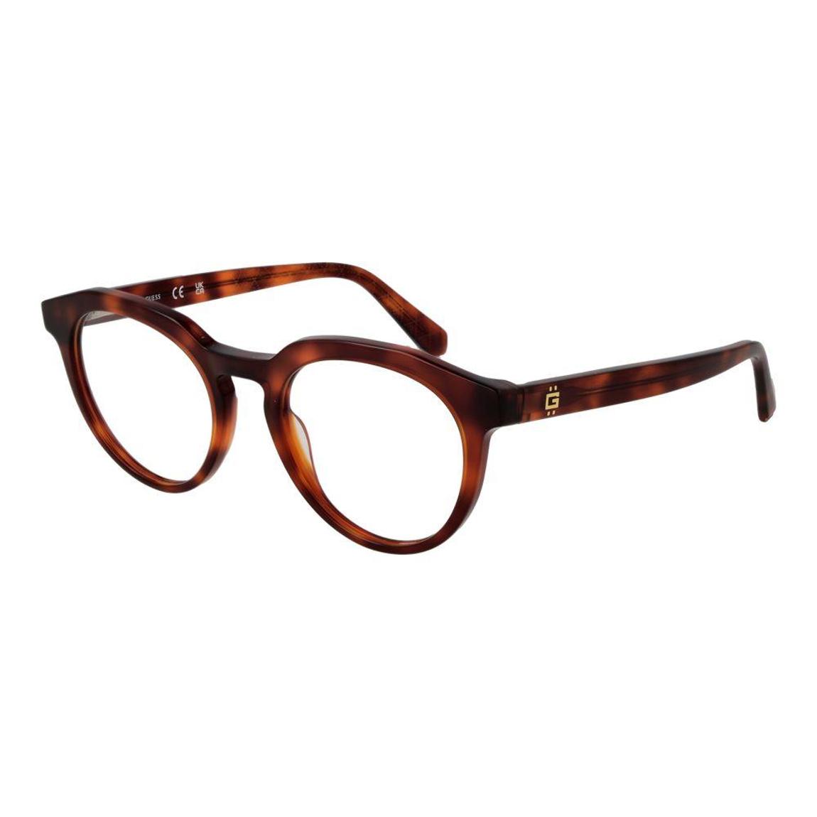 Round Frame Eyeglasses - Brown Frames For main product photo