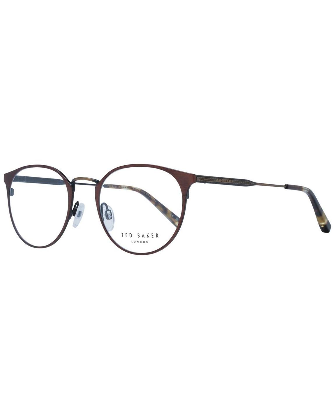 Round Metal Eyeglasses 137 - Brown Frames For main product photo