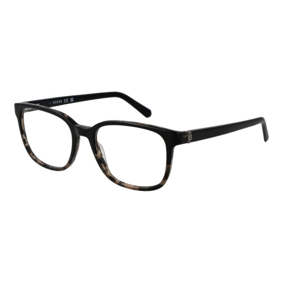 Square Full-Rim Acetate Optical Frames with Demo Lenses - Black main product photo