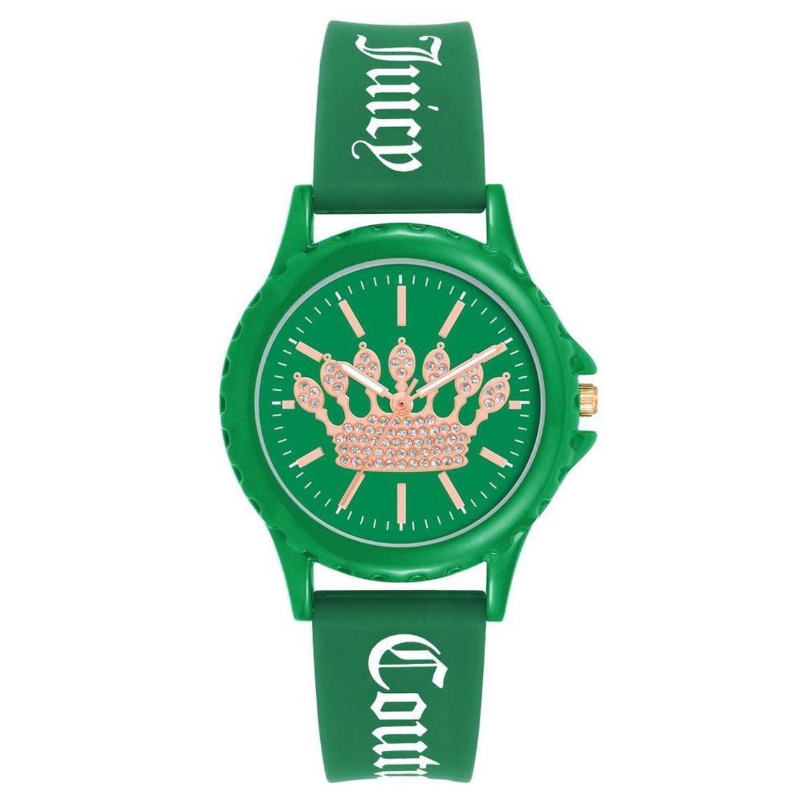 Crown Watch Green Silicone Band Wo Watches main product photo