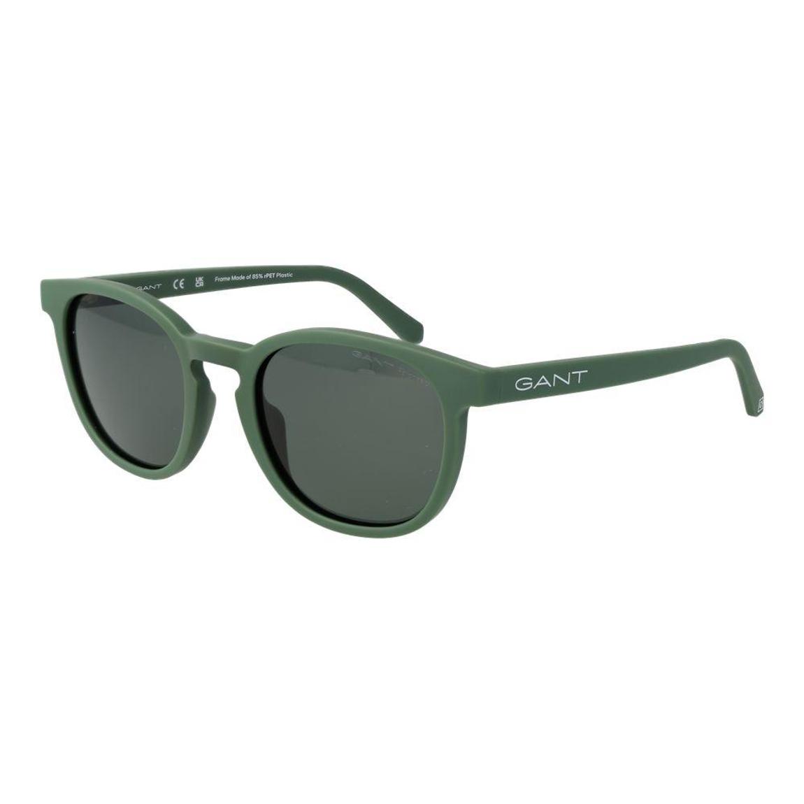 Round Frame Sunglasses - Green main product photo