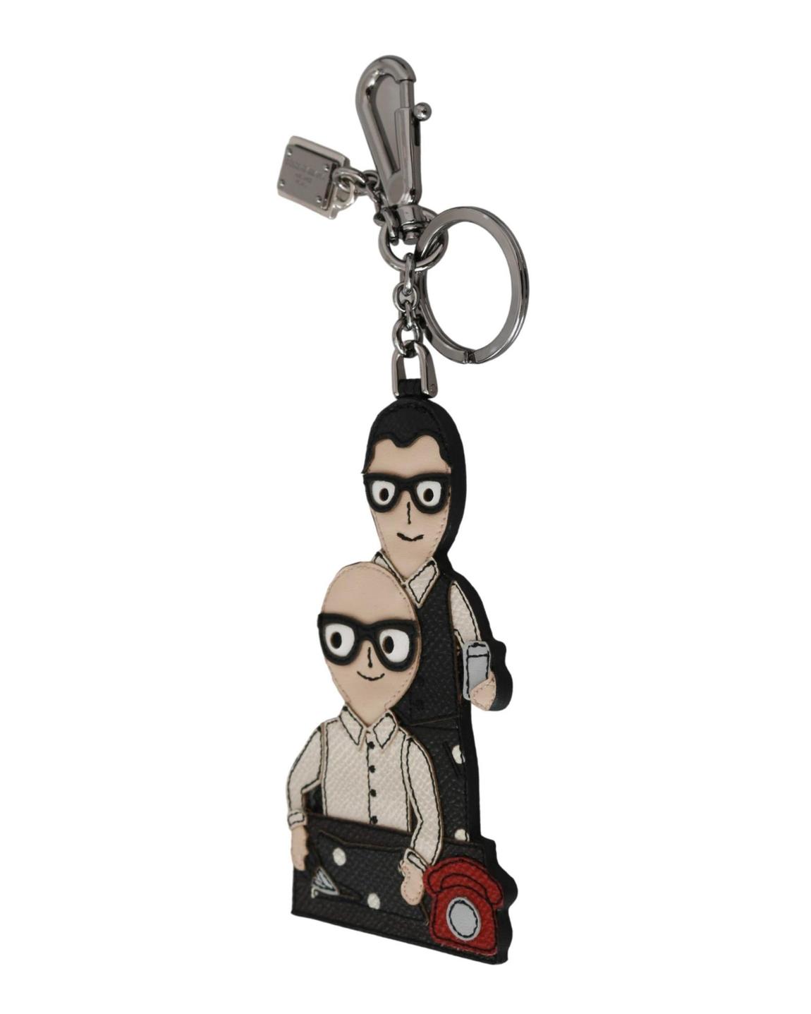 Dolce Gabbana Keychain Cartoon Designers Wo - Black main product photo