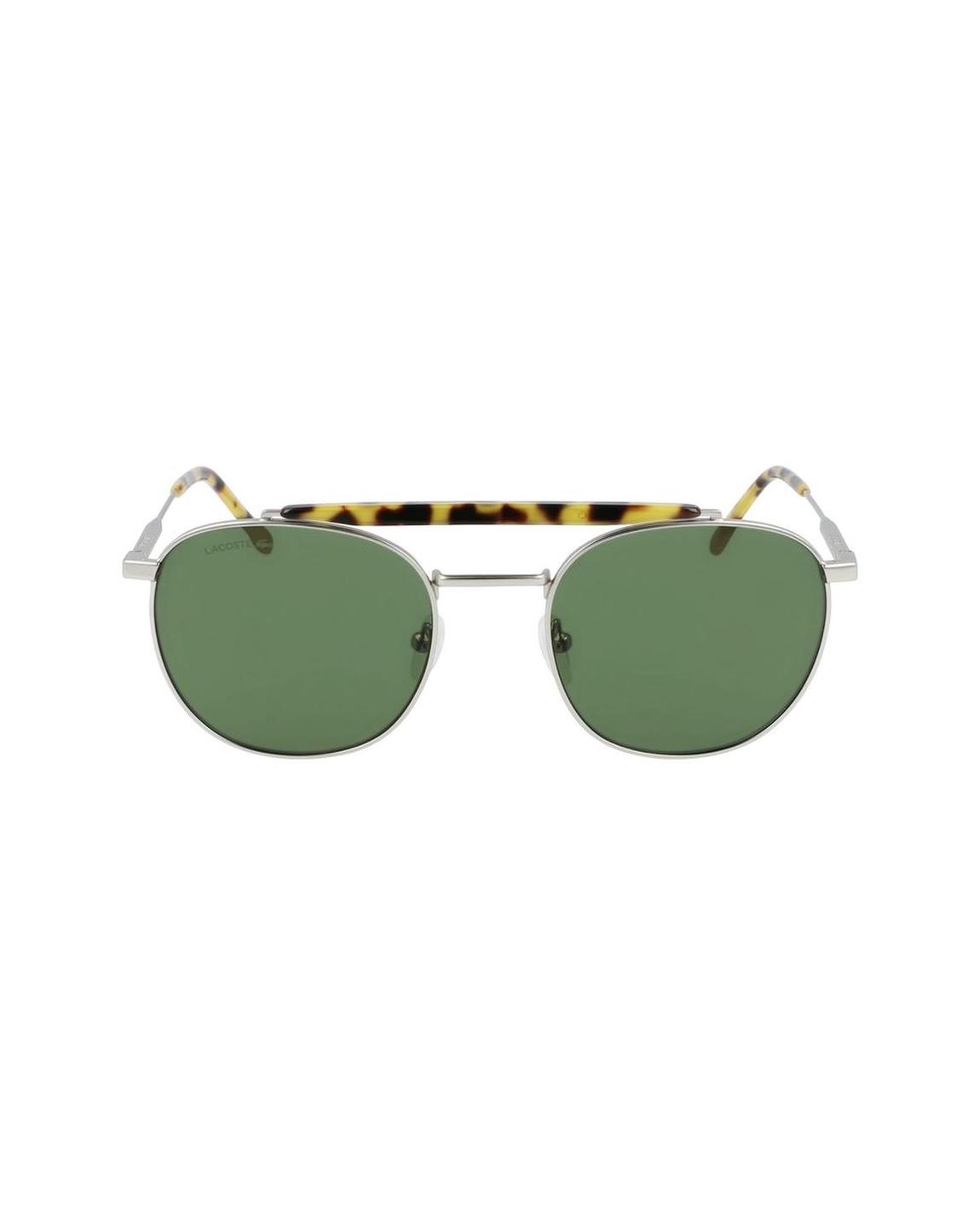 L786S Round Green Sunglasses - Silver main product photo